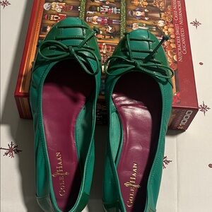 Cole Haan Women's Emerald Green Loafers